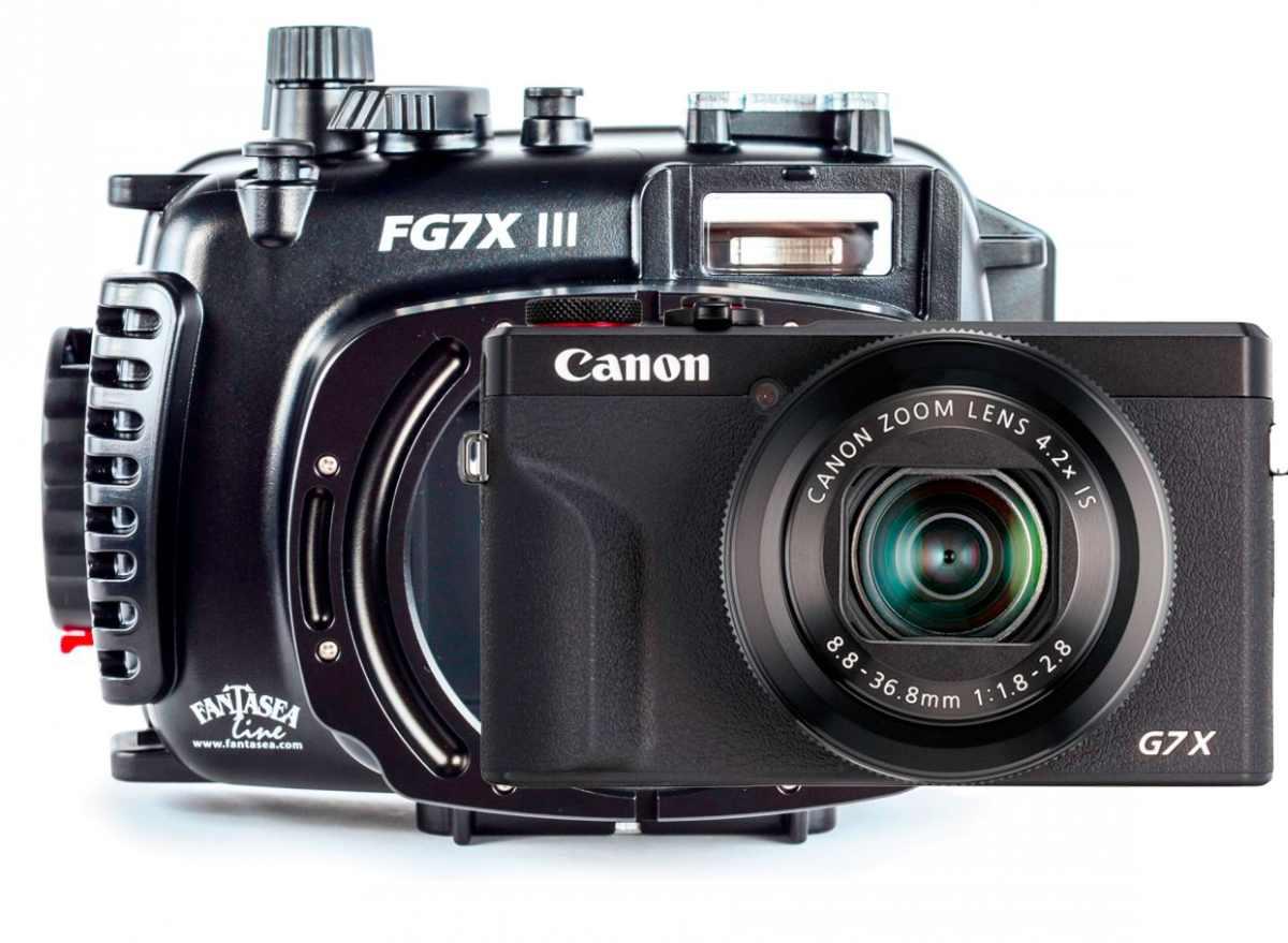 Kit Custodia Fantasea FG7X III VACUUM + fotocamera CANON G7X mkIII