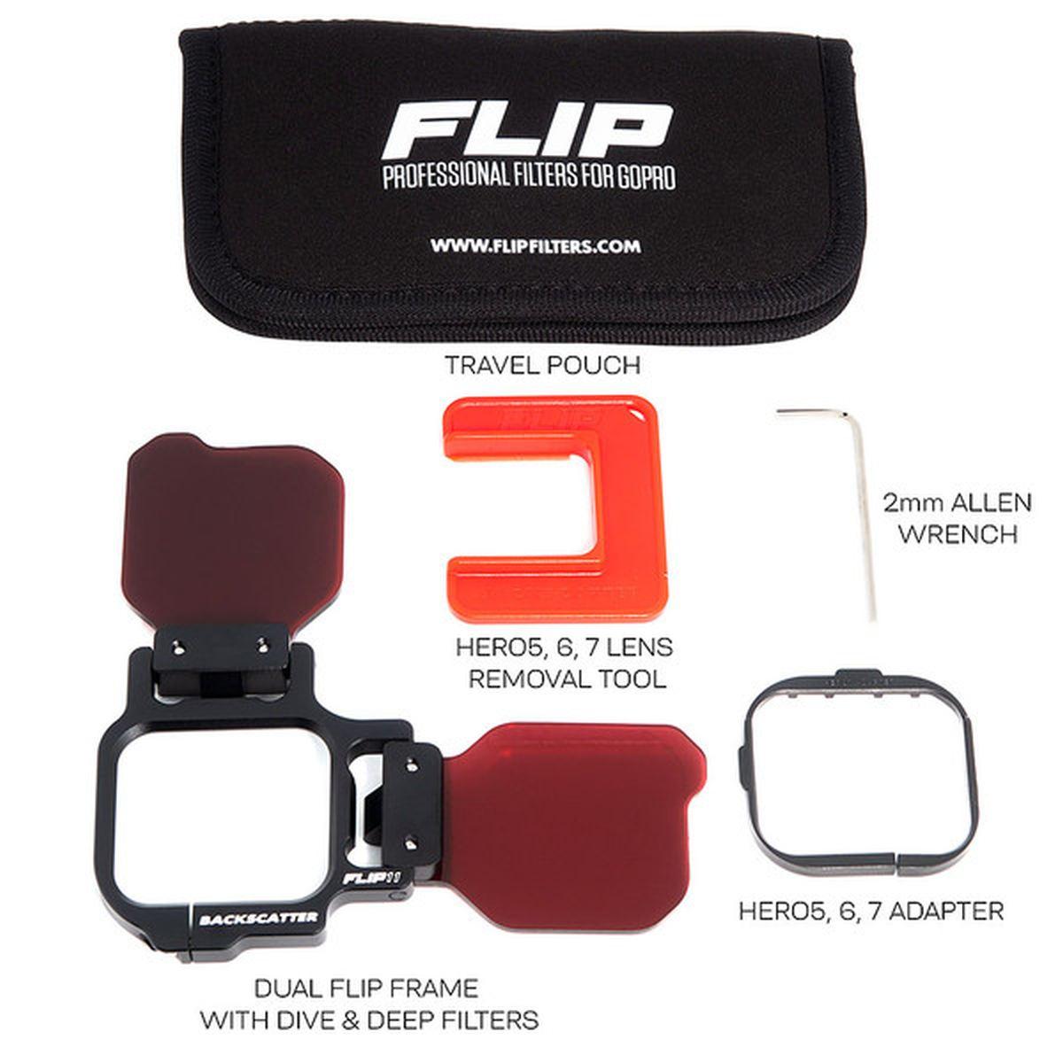 Filtro FLIP COMBO per GoPro 11, 10, 9, 8, 7, 6, 5
