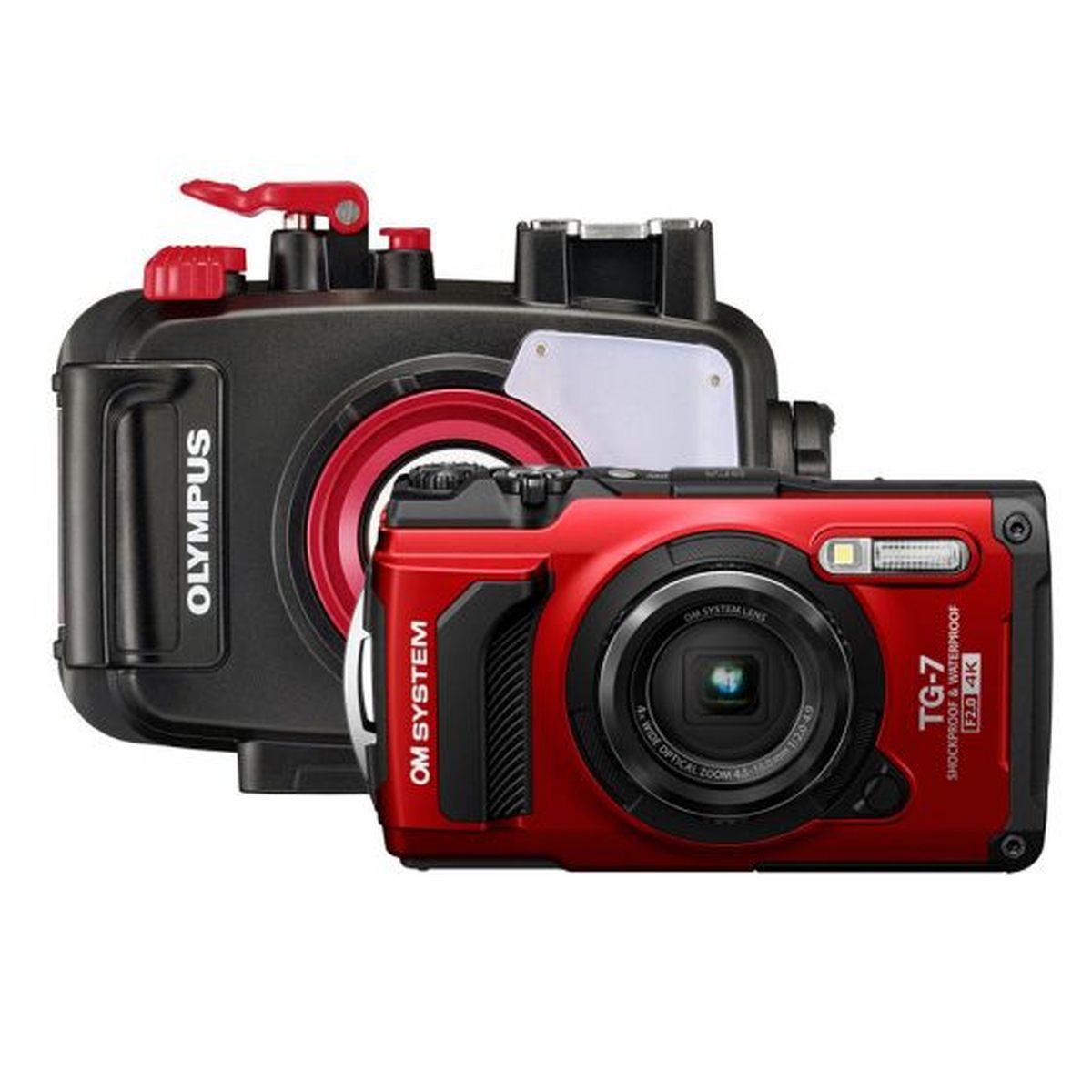 Kit completo - fotocamera olympus tg6 + custodia originale pt-059