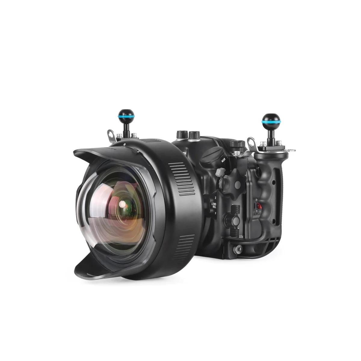 N120/N100 Fisheye Conversion Port with Integrated Float Collar (FCP) 170 Deg. FOV with Compatible 28mm Lenses