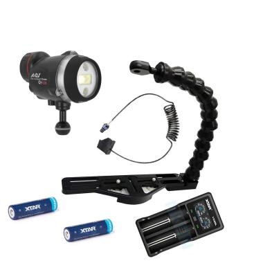 Kit flash AOI Qrc-1 Ultra - Ideale per Olympus serie TG5 - TG6 - TG7