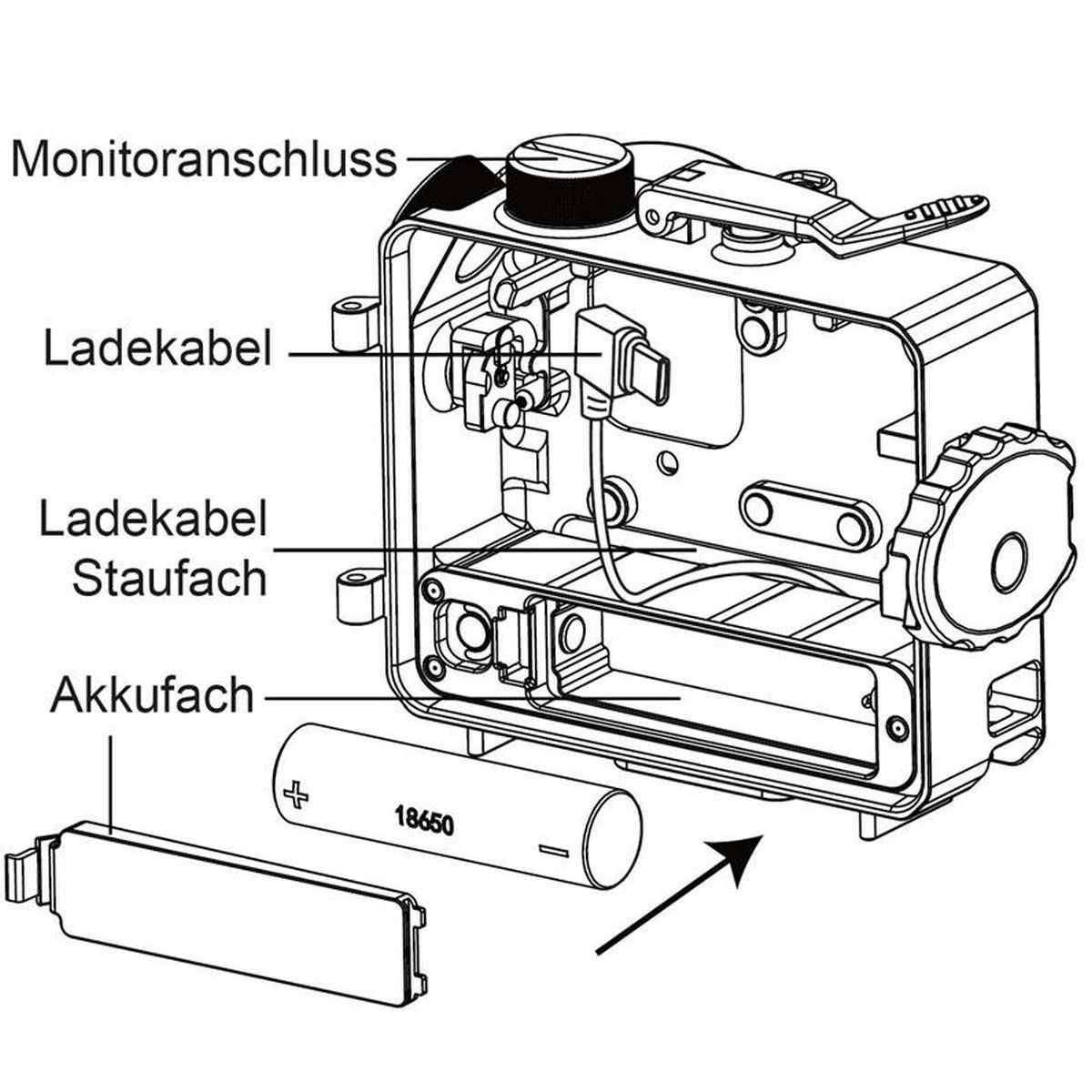 Custodia Subacquea per GoPro HERO da 9 a 13 e DJI Osmo Action 4/5 - Impermeabile Fino a 100 Metri