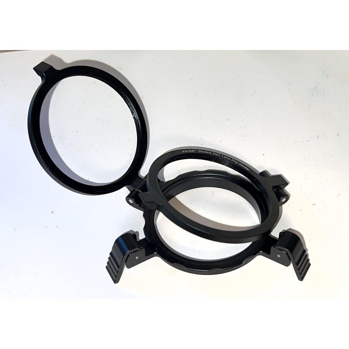 Attacco flip doppio per custodie con filettatura M67