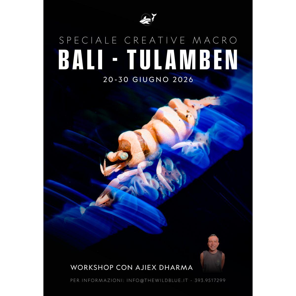 Speciale Bali - Workshop con Ajiex Dharma - Una imperdibile occasione per gli amanti della macro! Workshop con il più apprezzato fotografo di Macro Creativa di Bali, Ajiex Dharma.