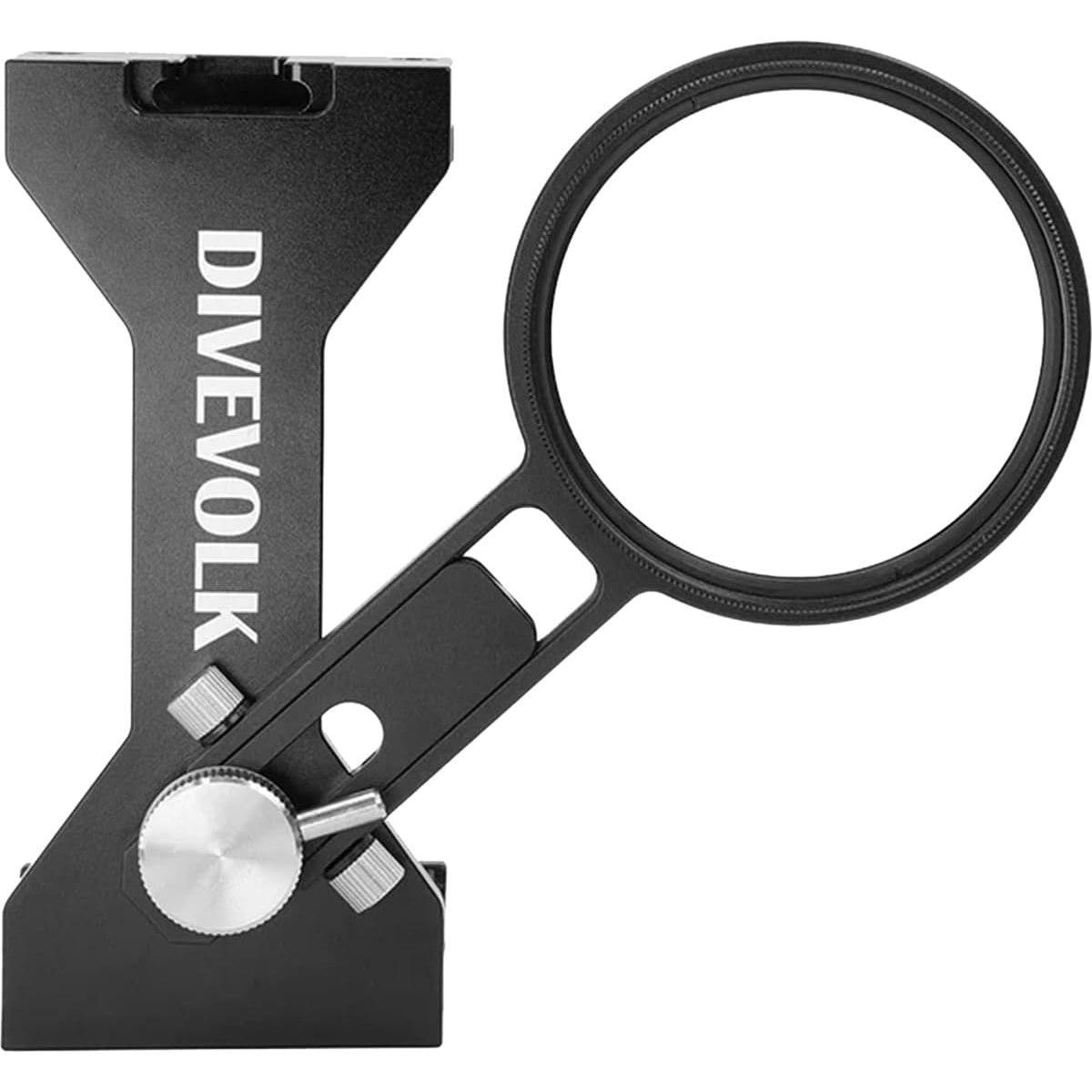 Clamp di espansione Divevolk Seatouch 4 Max Plus con portalenti da 67 mm