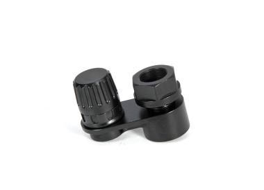 M16 Offset Connector with Vacuum Valve II (Pushbutton Release)